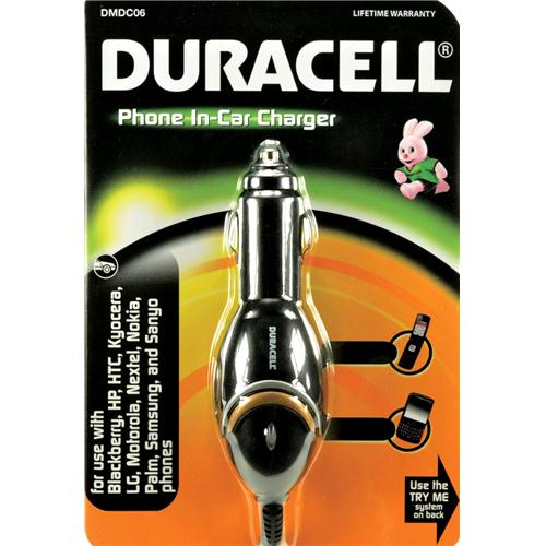 Duracell DMDC06 mobile device charger Mobile phone Black Cigar lighter Auto