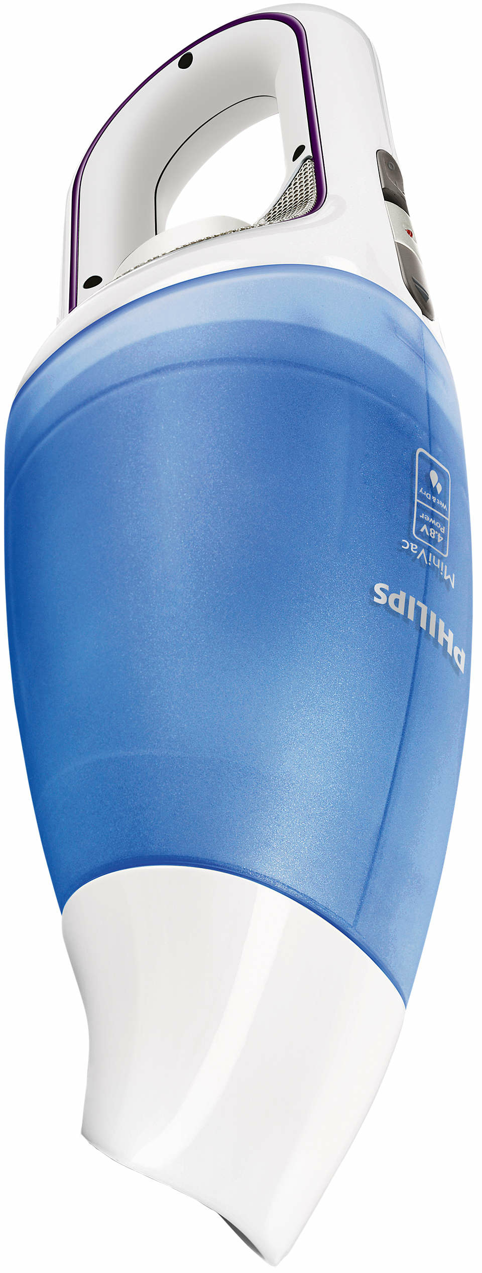 Philips FC6142/71 handheld vacuum Blue Bagless – image 2