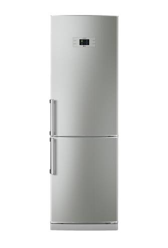 LG GB3133TIJK fridge-freezer Freestanding Silver