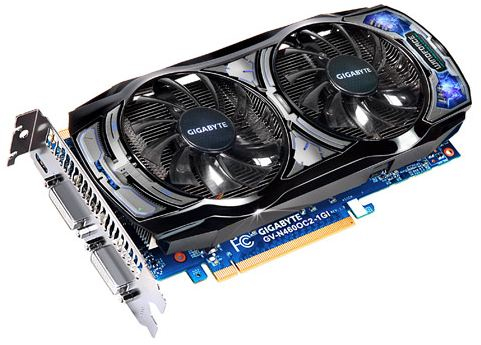 GIGABYTE N460O2GI graphics card NVIDIA GeForce GTX 460 – image 2