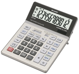 Sharp EL-387V calculator Desktop Financial Black, White