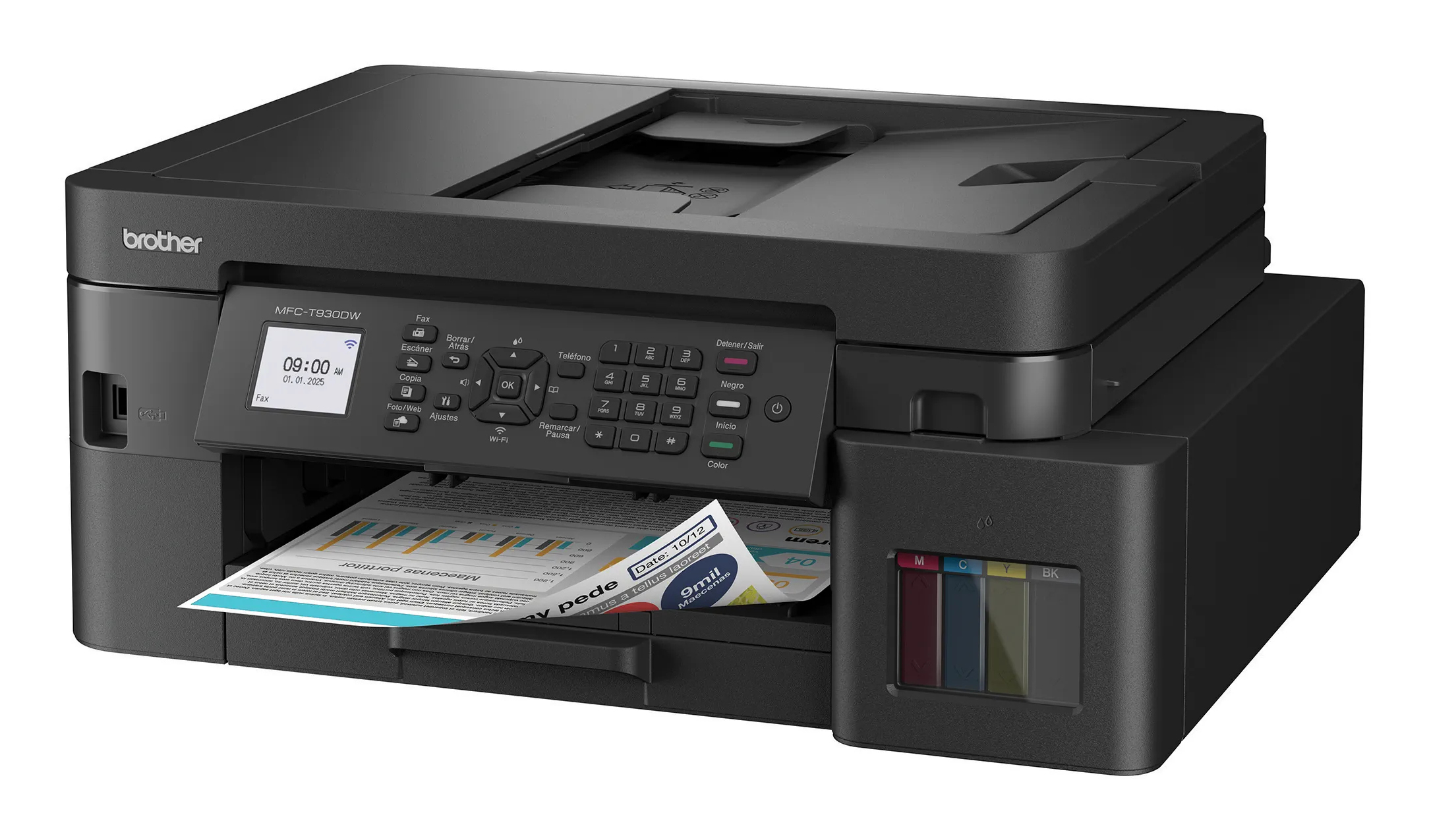 Multifuncional Brother MFC-T930DW - 30ppm - InkBenefit Tank - Ethernet - USB - Impresión Dúplex - MFCT930DW Multifuncional Brother MFC-T930DW - 30ppm - InkBenefit Tank - Ethernet - USB - Impresión Dúplex - MFCT930DW
