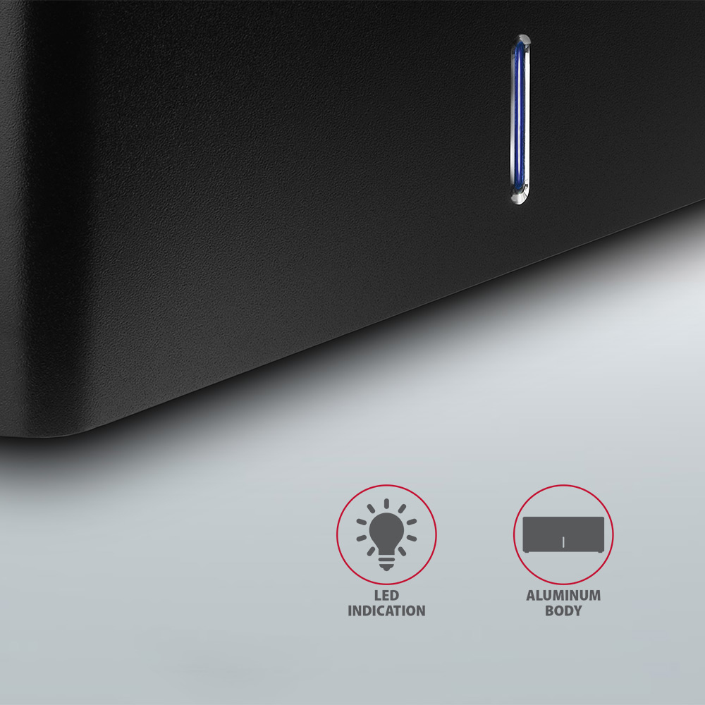 Axagon ADSA-SN storage drive docking station USB 3.2 Gen 1 (3.1 Gen 1) Type-A Black – image 8