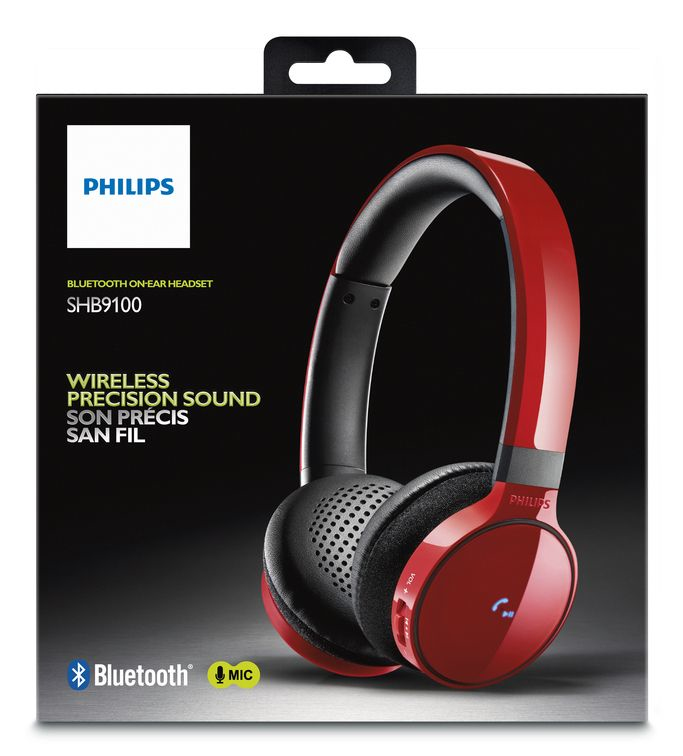 Philips Bluetooth stereo headset SHB9100RD/00 – image 2