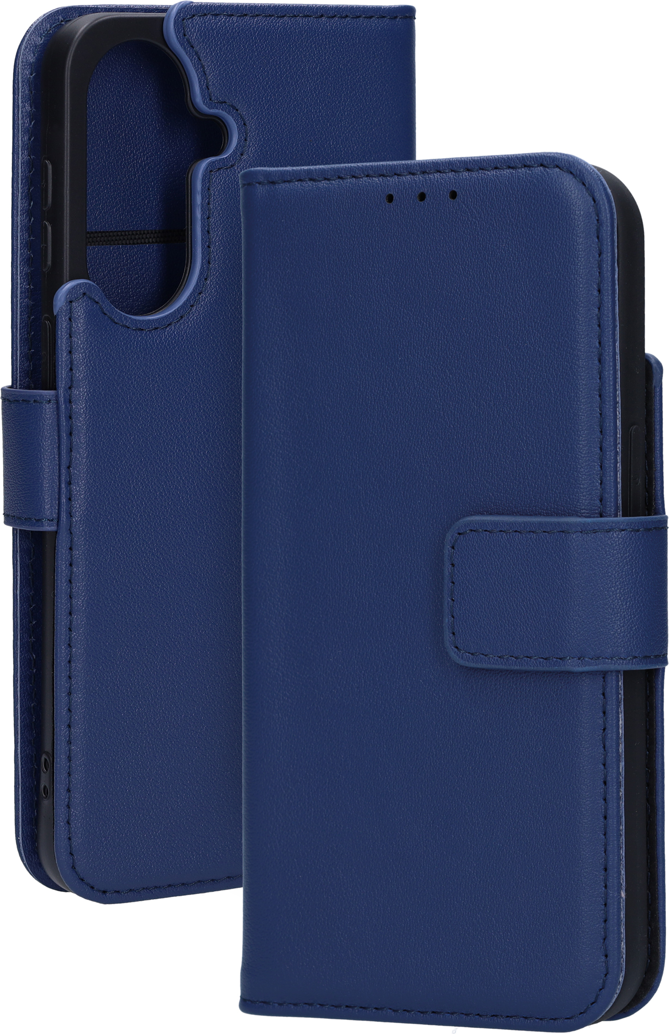 Mobiparts Leather Wallet Case Samsung Galaxy A37 Blue – image 1
