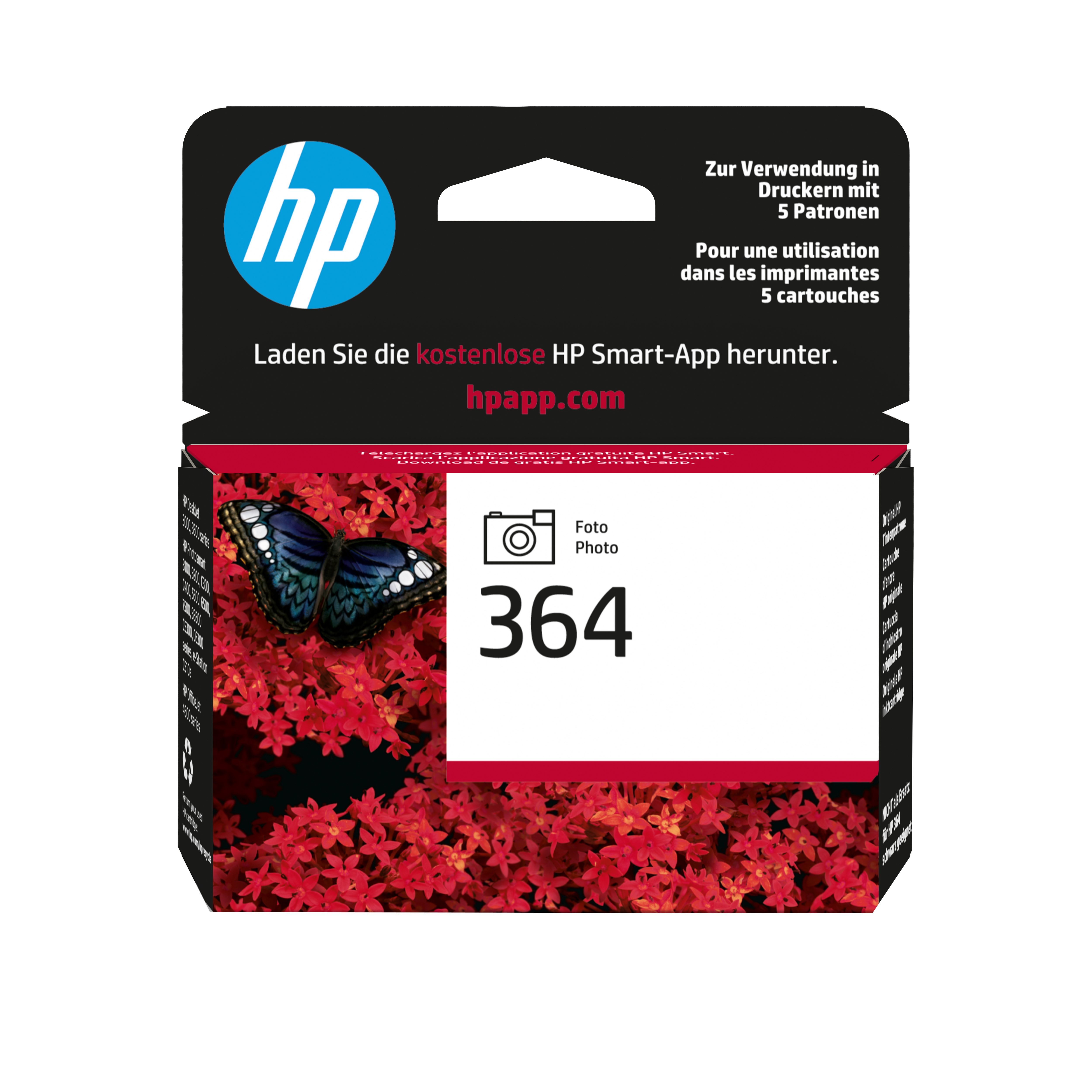 HP 364, alkuperäinen valokuvamustekasetti