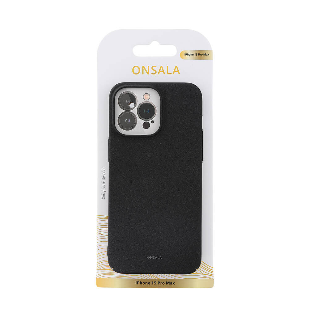 Onsala Phone Case Ultra Slim Sand Burst Black - iPhone 15 Pro Max – image 2