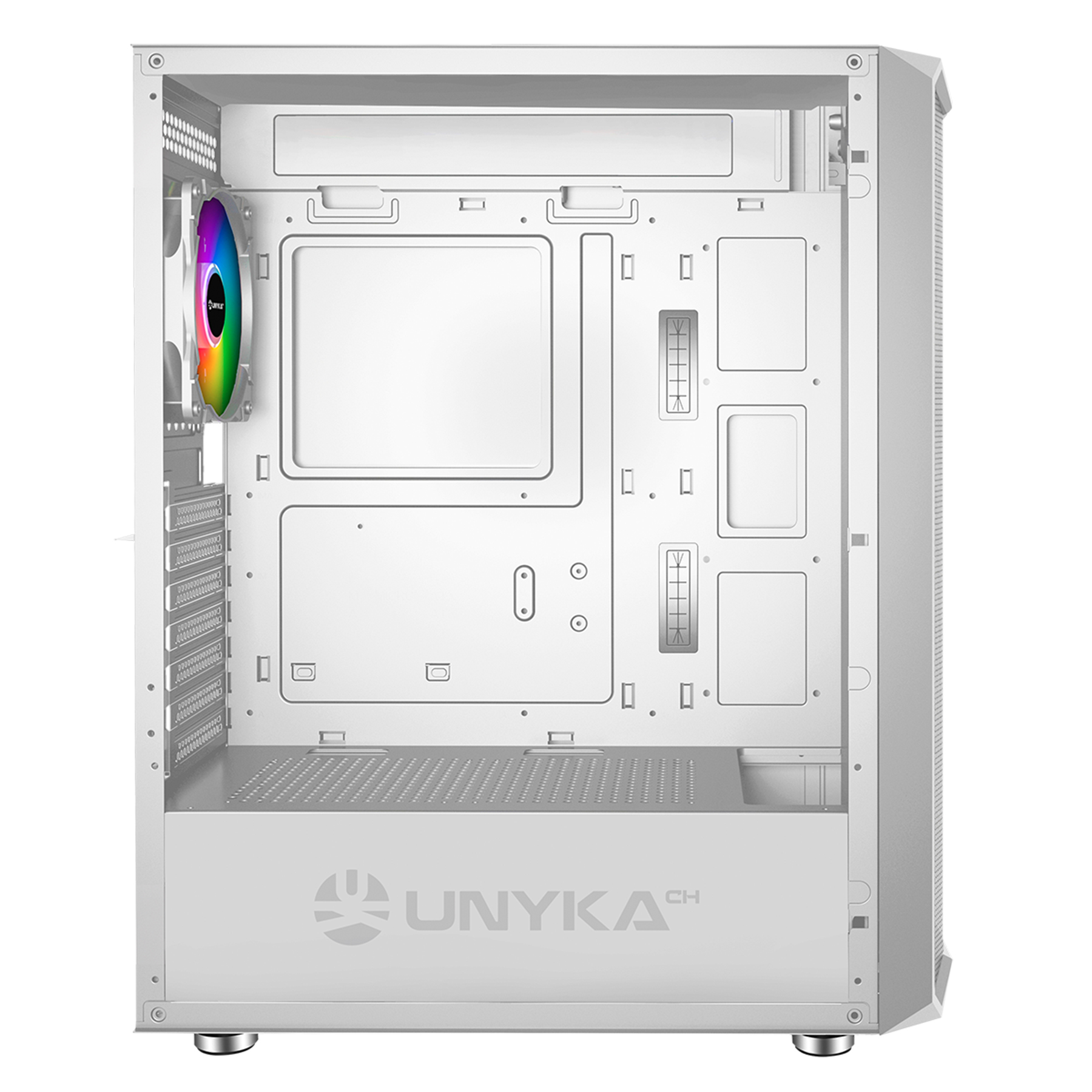 UNYKAch PC Case ARMOR 3GEN White USB TYPE C 3.1 – image 3