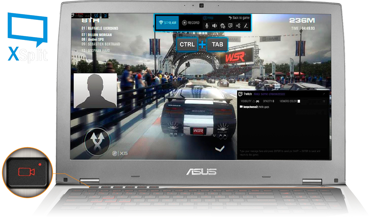 ASUS ROG G752VS(KBL)-BA270T laptop Intel® Core™ i7 i7-7820HK – image 7