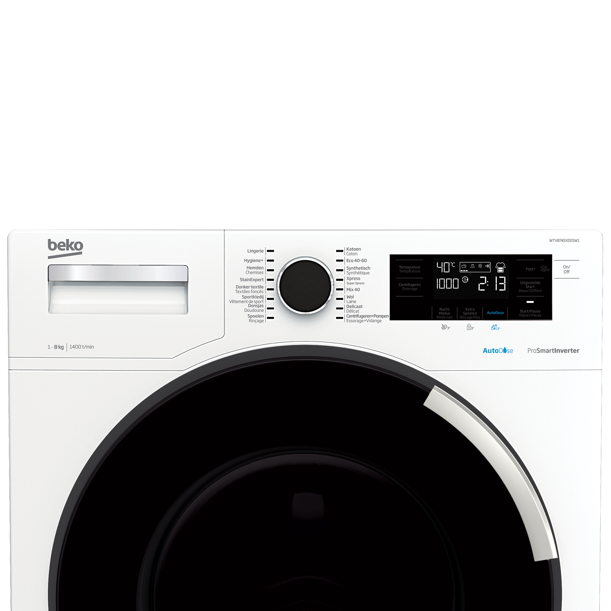 Beko WTV8745XDOSW1 washing machine Front-load – image 3
