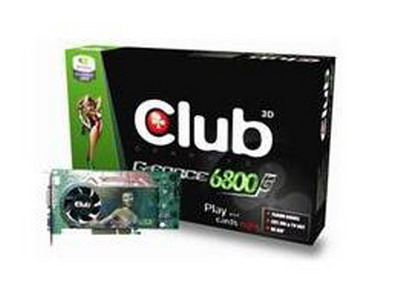 CLUB3D VGA CLUB-3D AGP 256Mb NVIDIA 6800GT