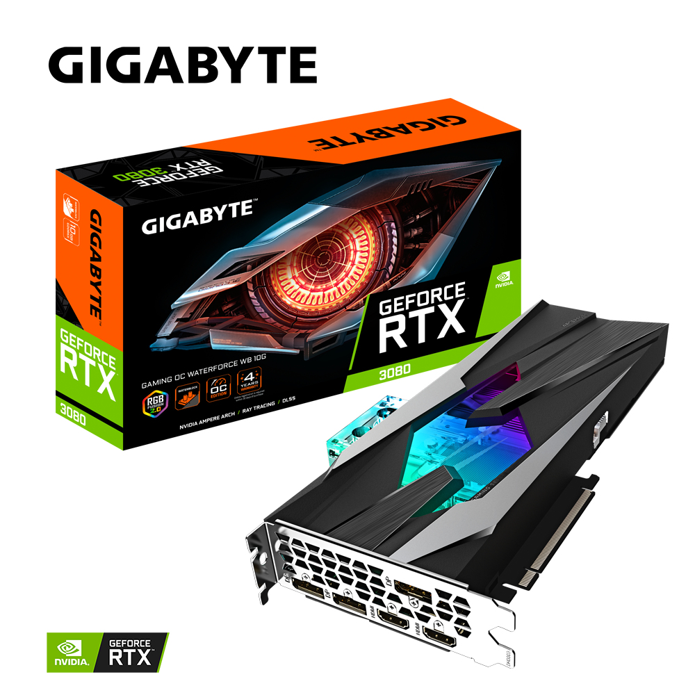 GIGABYTE GeForce RTX 3080 GAMING OC WATERFORCE WB 10G (rev. 2.0) – image 9