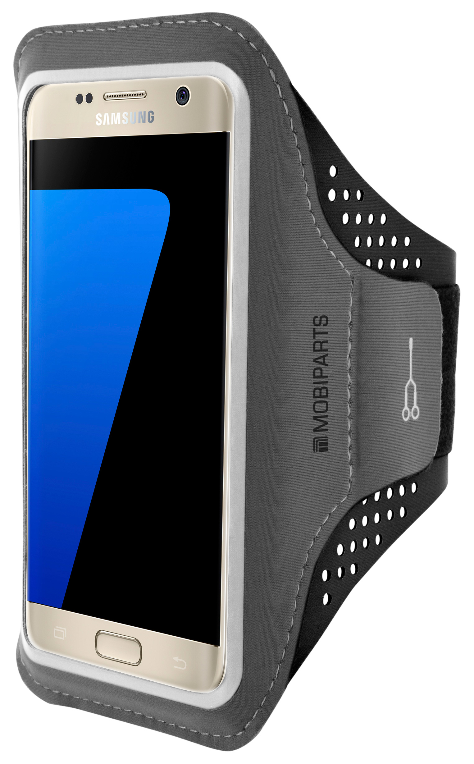 Mobiparts Comfort Fit Sport Armband Samsung Galaxy S7 Black – image 1