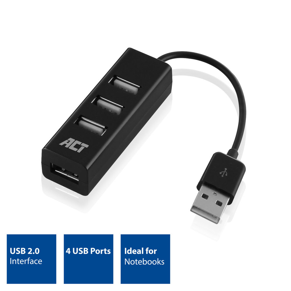ACT USB hub 4 port USB-A – image 4