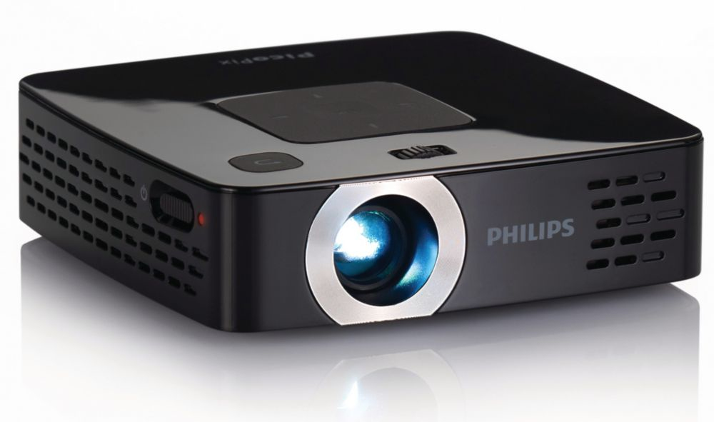 Philips PicoPix PPX2480/BR data projector Portable projector 80 ANSI lumens DLP WVGA (854x480) Black