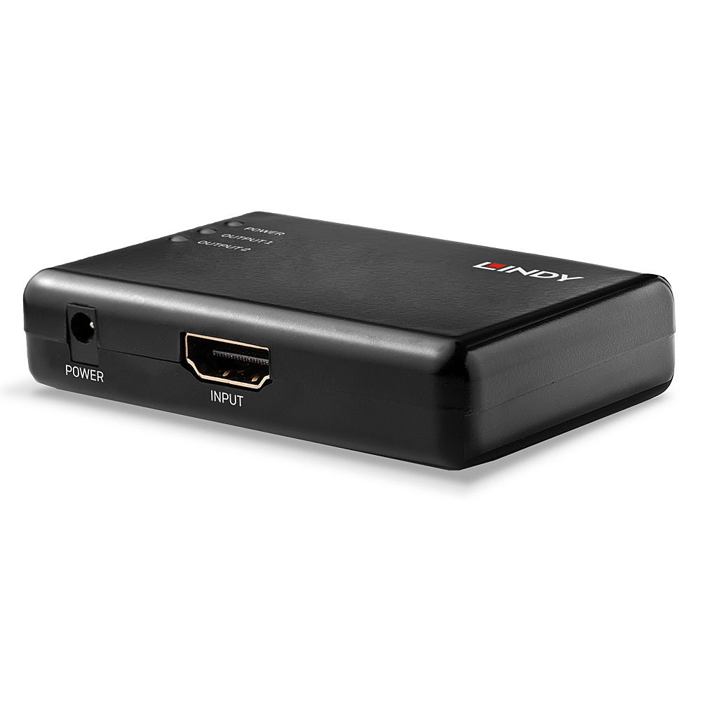 Lindy 2 Port HDMI 10.2G Splitter, Compact – image 2
