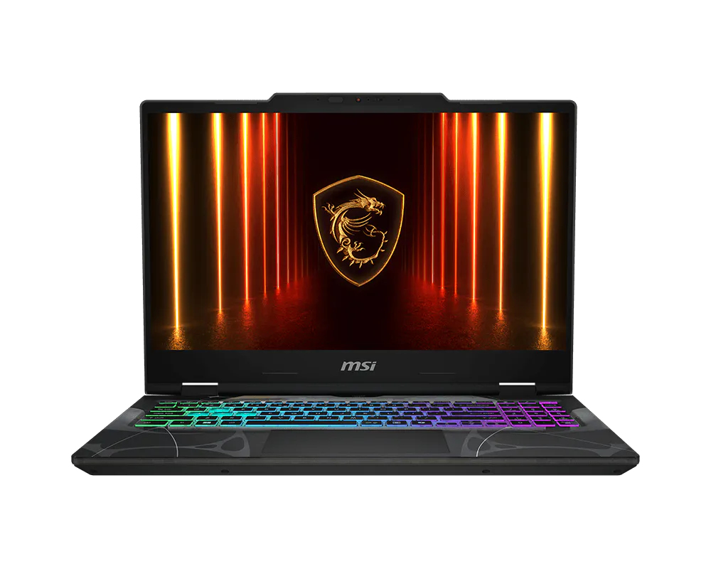 MSI Cyborg 15 B2RWFKG-401 Intel Core 7 240H Laptop 39.6 cm (15.6") Full HD 16 GB DDR5-SDRAM 512 GB SSD NVIDIA® GeForce RTX™ 5060 Laptop GPU Wi-Fi 6E (802.11ax) Windows 11 Home Black