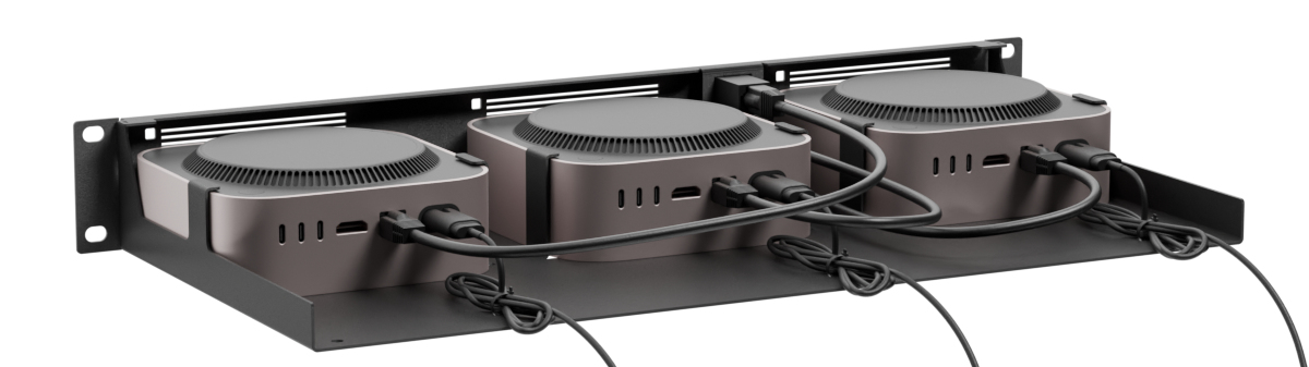 Rackmount.IT Kit for Apple Mac Mini M4 x 3