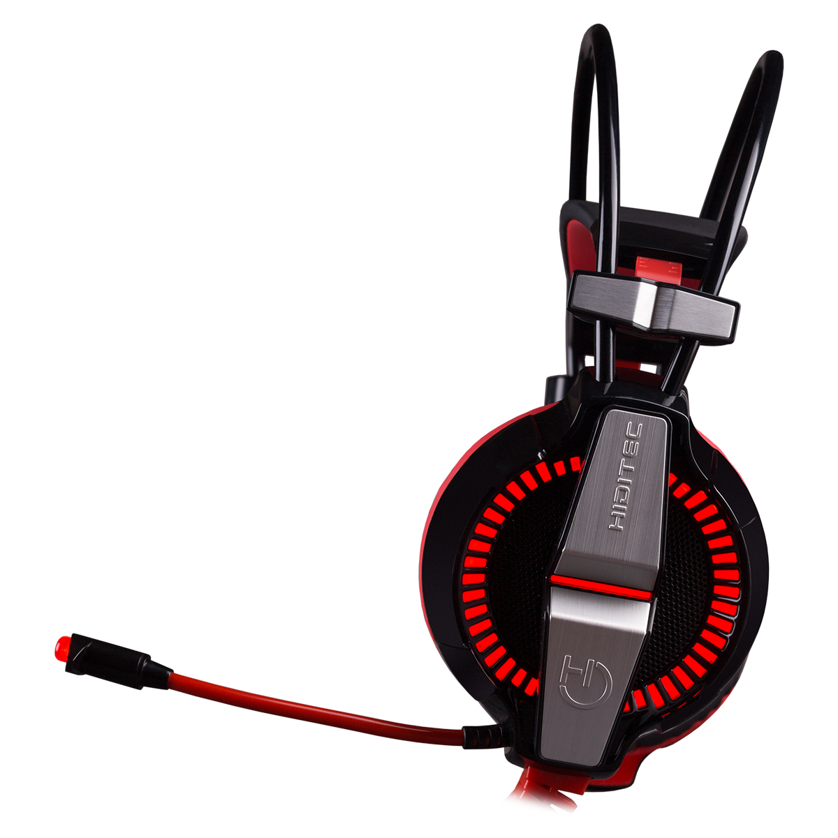 Hiditec Ikos Headset Wired Head-band Gaming USB Type-A Black, Red – image 2