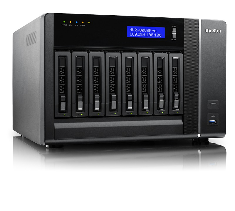 QNAP VS-8124-PRO+ network video recorder Black – image 3