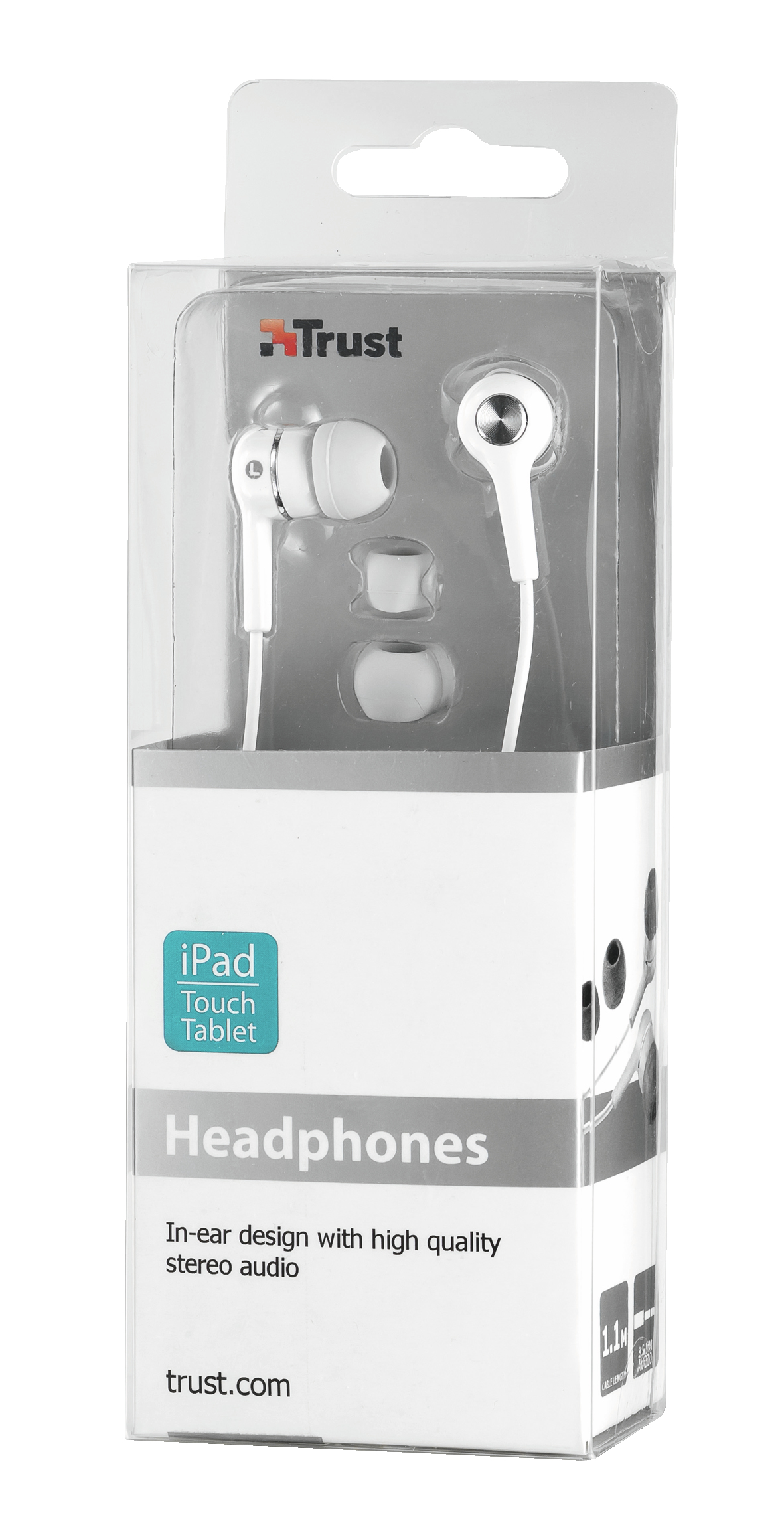 Trust In-Ear Headphones for tablets - White – image 3