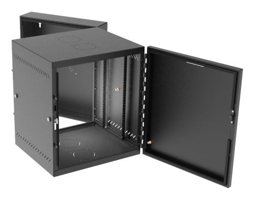 Vertiv GL24WMS-B-00 rack cabinet 12U Wall mounted rack Black – image 3