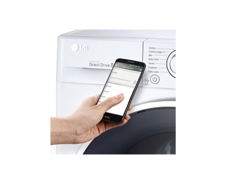 LG F14U2TDH1N washer dryer Freestanding Front-load White – image 3