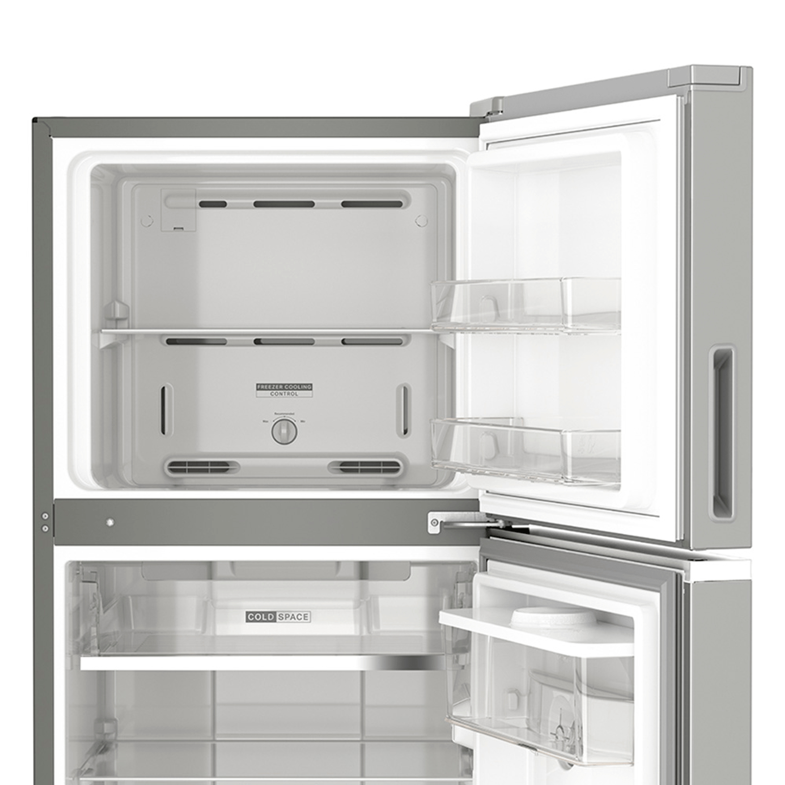 Whirlpool WT1333K fridge-freezer Freestanding Stainless steel – image 4
