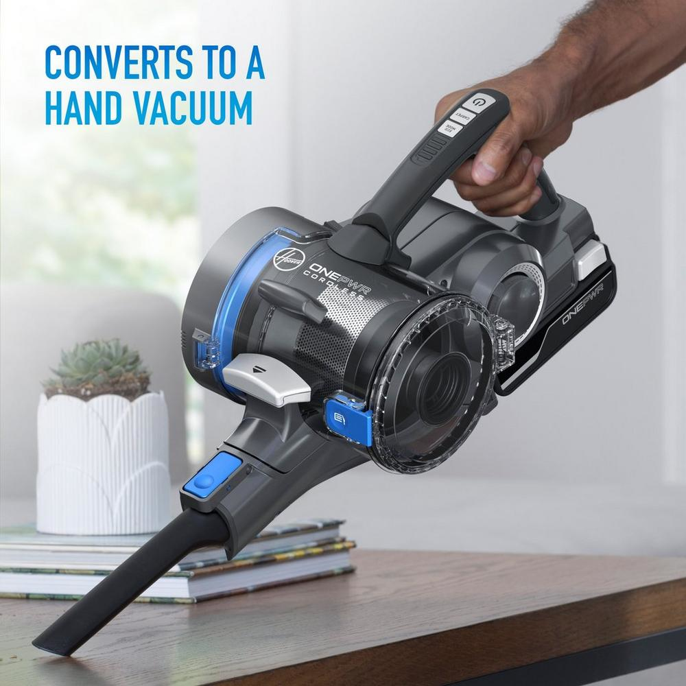 Hoover BH53310V stick vacuum/electric broom 2-in-1 stick vacuum Battery Dry Bagless Black, Blue 3 Ah – image 4