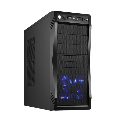 TooQ TQC-X9010B computer case Midi Tower Black – image 1