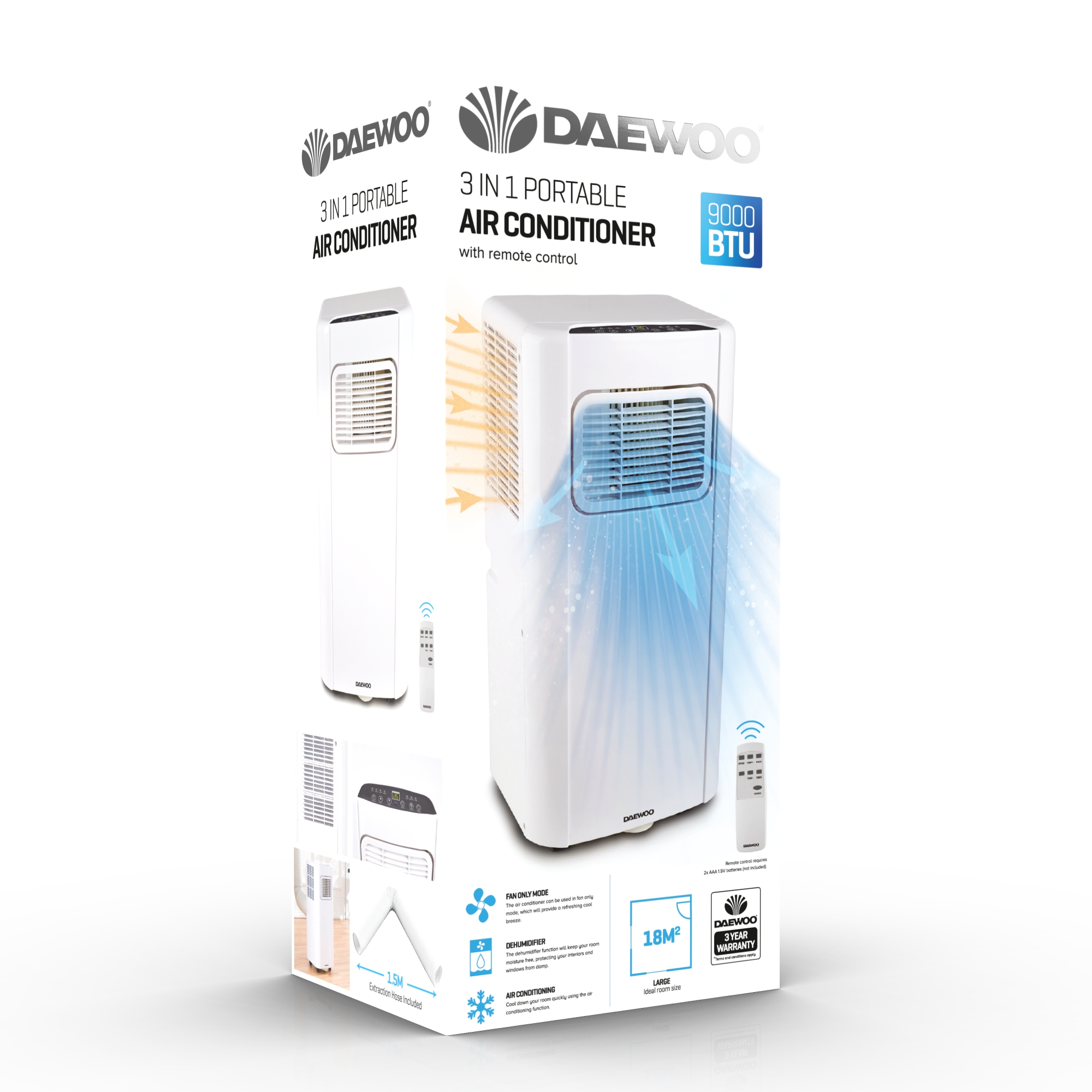Daewoo COL1318GE portable air conditioner