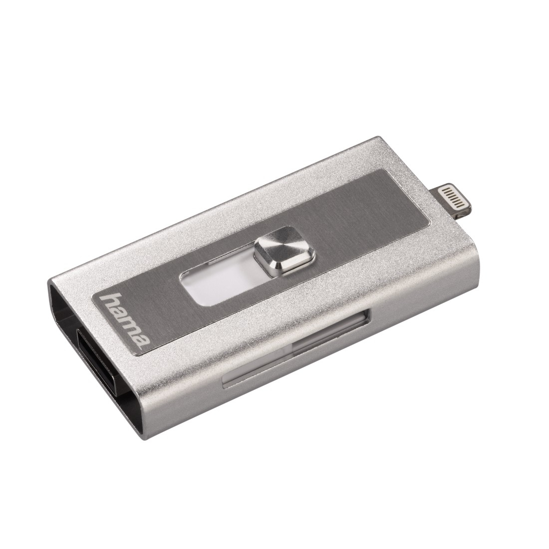 Hama MoveData card reader USB 2.0/Lightning Silver – image 2