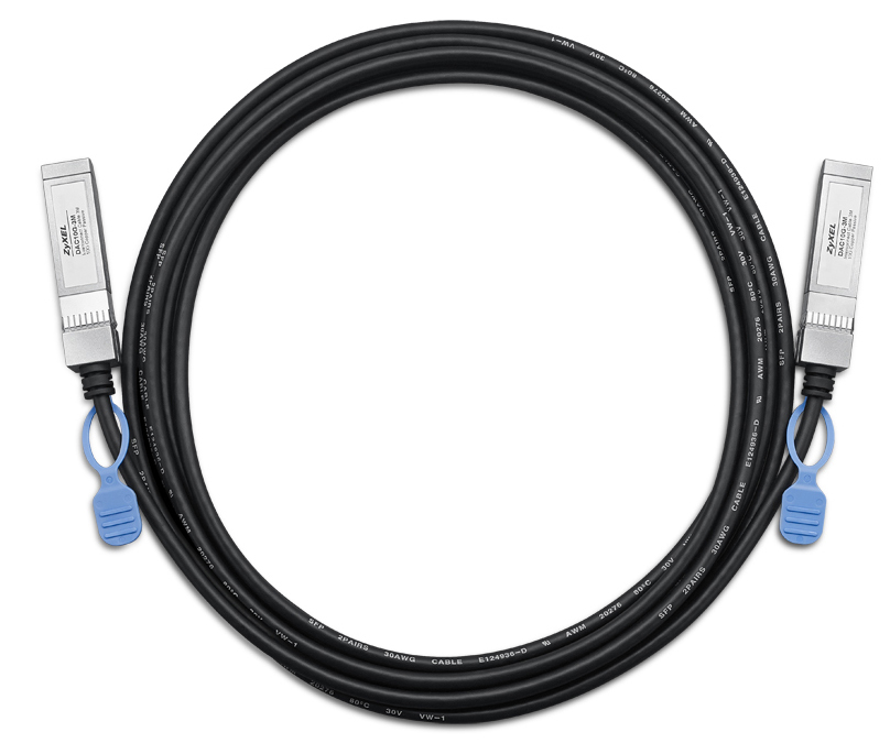 Zyxel DAC10G-3M InfiniBand/fibre optic cable SFP+ Black