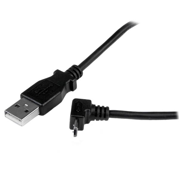 Cable Micro USB a USB-A 50cm Startech USBAUB50CMU, Color Negro