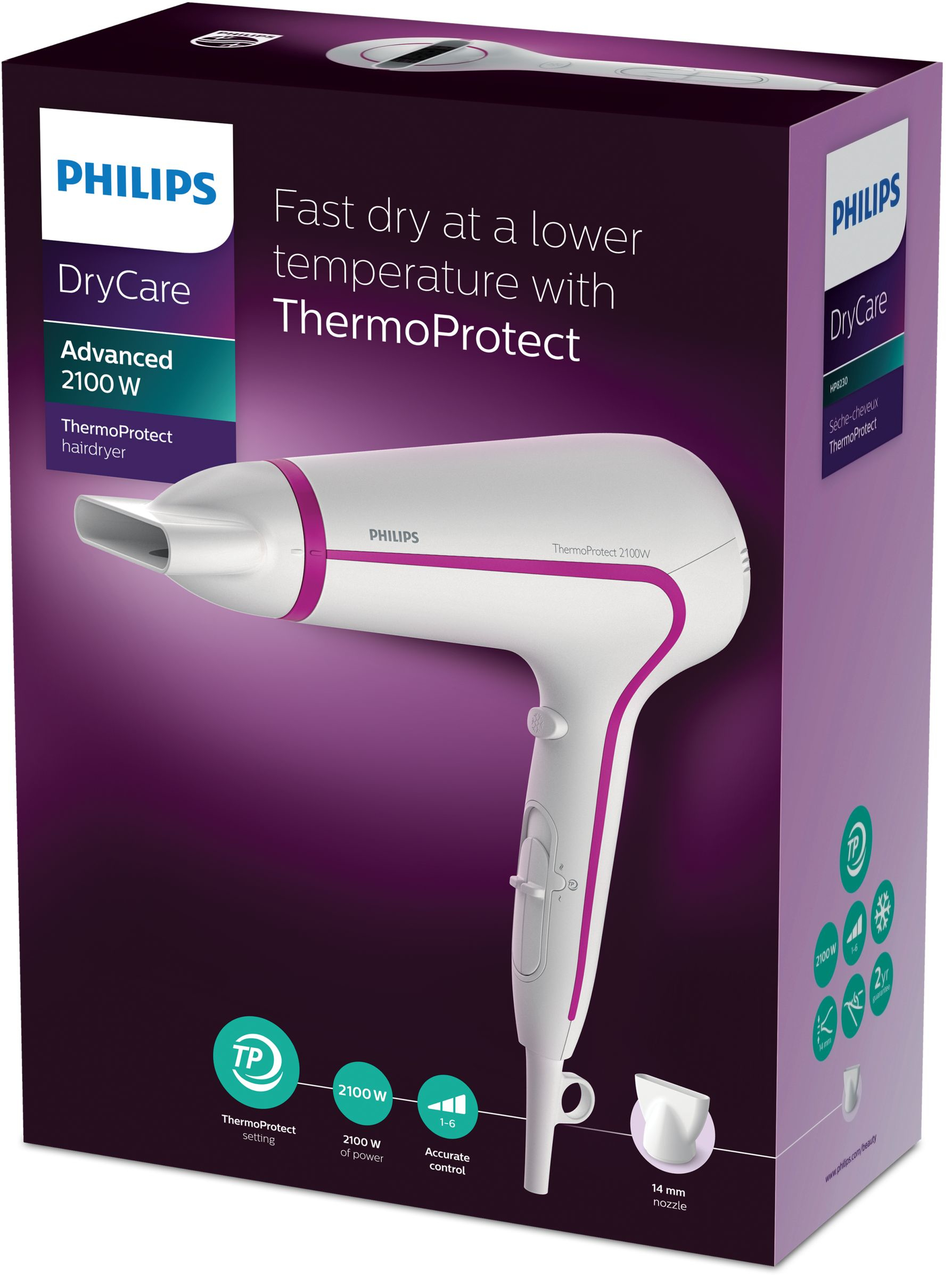 Philips ThermoProtect Hairdryer HP8230/60 – image 2