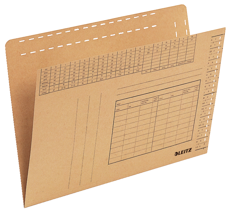 Leitz 24300000 cartella sospesa e accessorio A4 Cartoncino Marrone