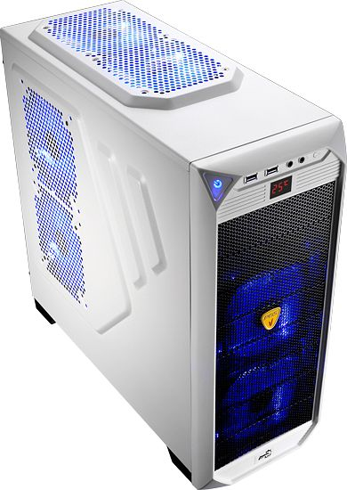 Aerocool VS-92 White Edition Midi Tower Black, White image 3