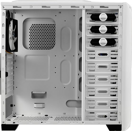 Aerocool VS-92 White Edition Midi Tower Black, White image 1
