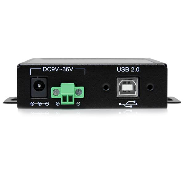 StarTech.com Adaptador Concentrador Hub 2 Puertos Serie Serial RS232 DB9 a USB montaje