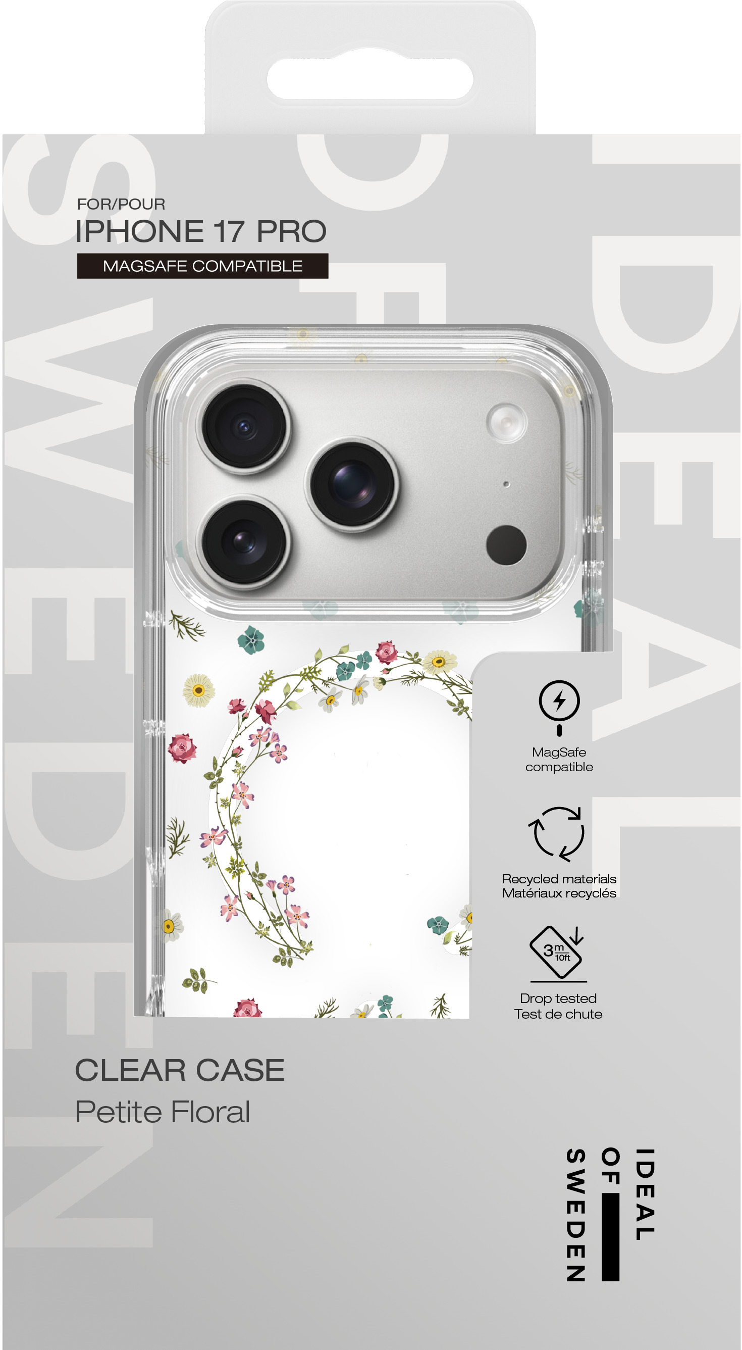 iDeal of Sweden Clear Case MagSafe iPhone 17 Pro Petite Floral – image 4