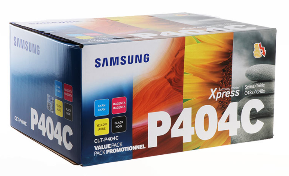 Samsung CLT-P404C cartuccia toner Originale Nero Ciano Magenta Giallo (SL C430/480 RAINBOW - C/M/Y/K - Pages 10000 for C4010 C4