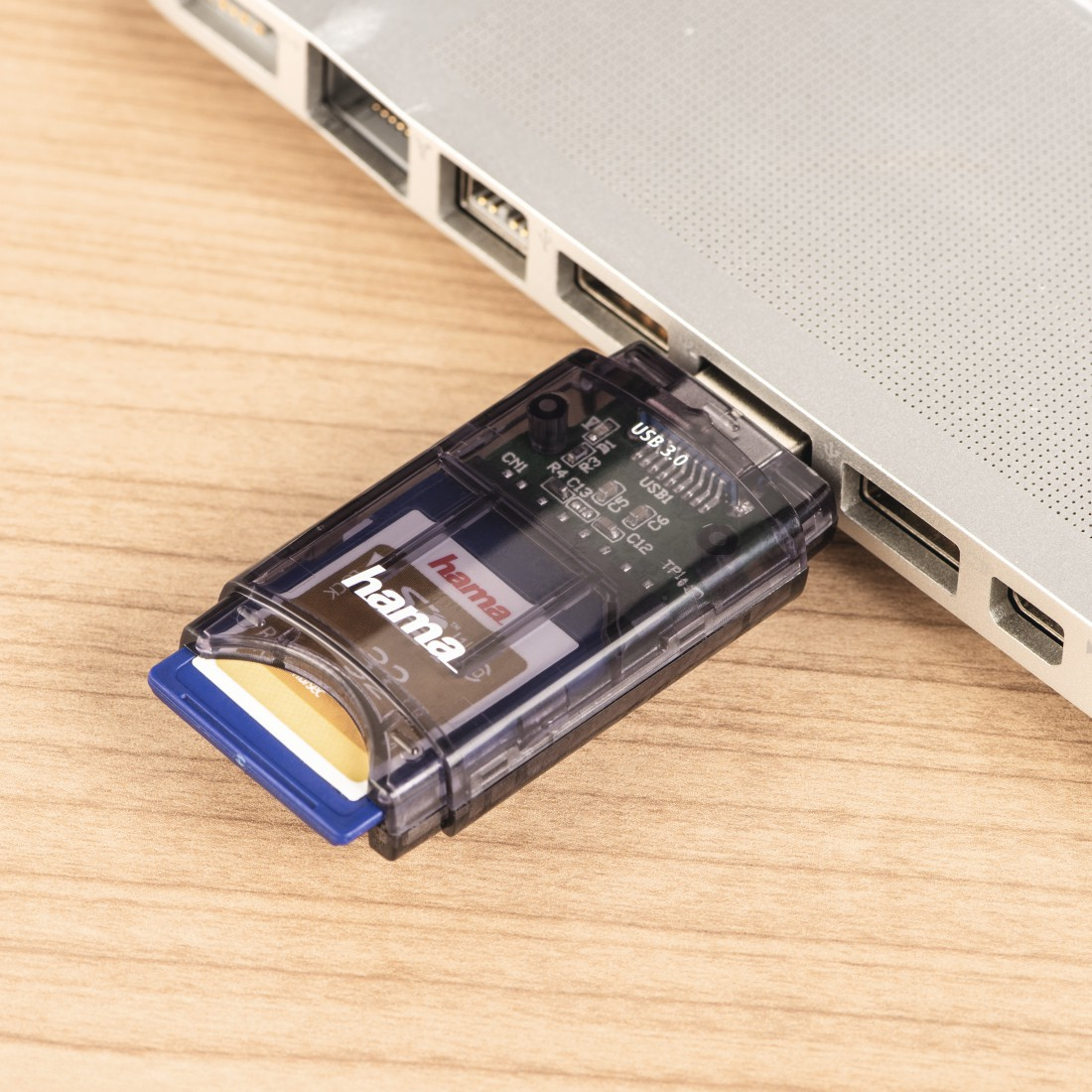 Hama USB 3.0 Card Reader, SD/micro SD, Anthracite – image 3