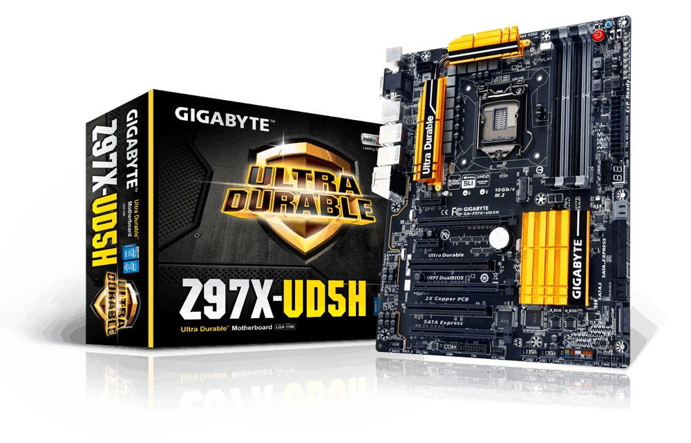 GIGABYTE GA-Z97X-UD5H motherboard Intel® Z97 LGA 1150 (Socket H3) ATX