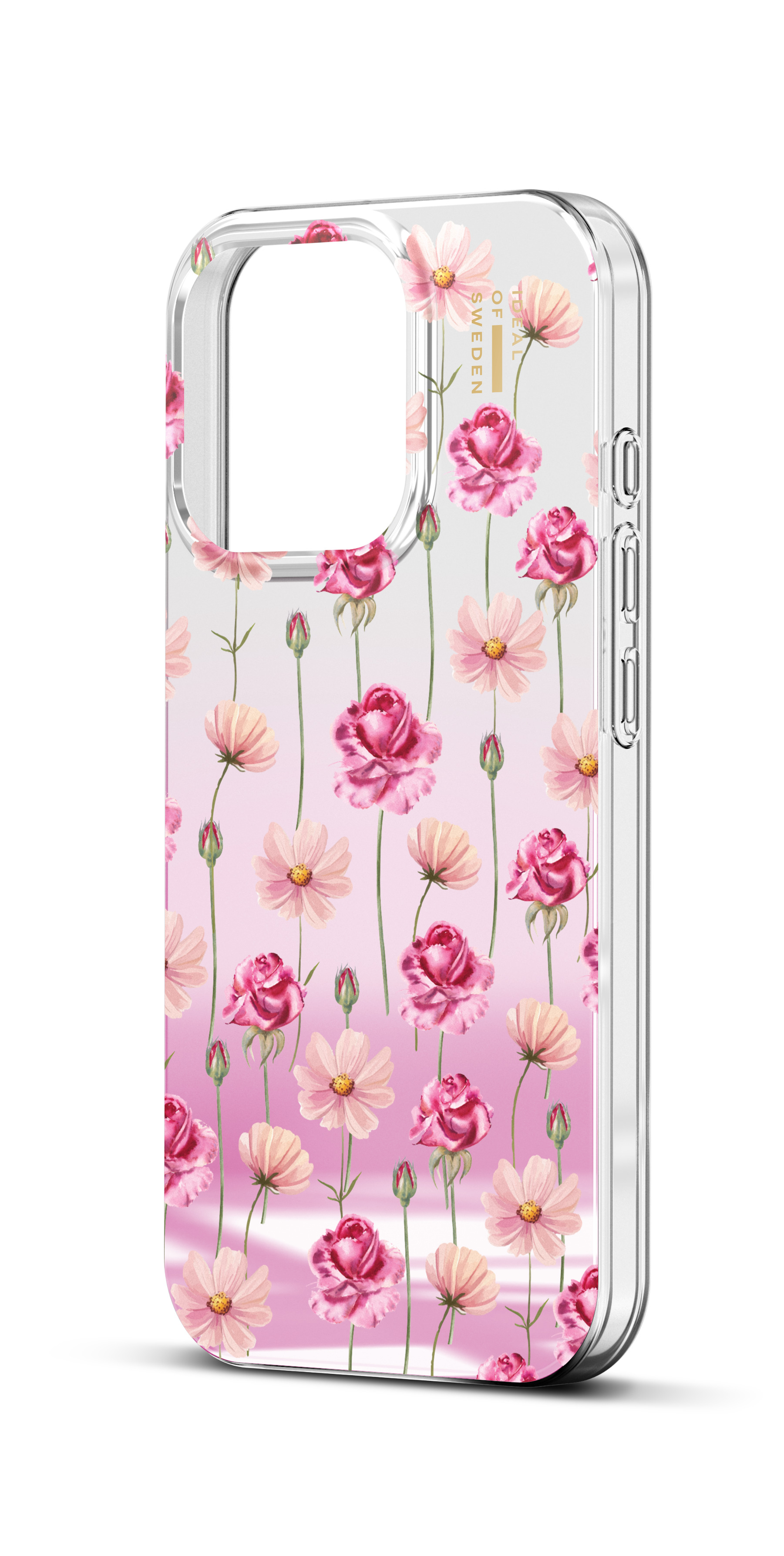 iDeal of Sweden Mirror Case iPhone 16 Pro Max Rose Blush Floral