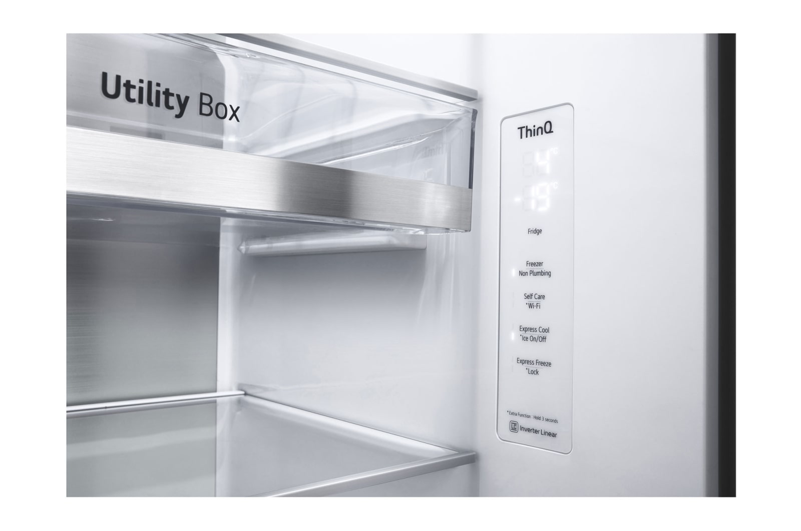 LG GSJV90MCAE side-by-side refrigerator Freestanding – image 8