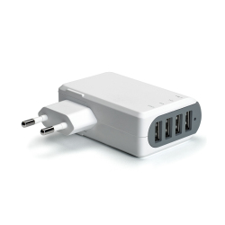 Celly TC4USB5A mobile device charger Universal White AC Indoor