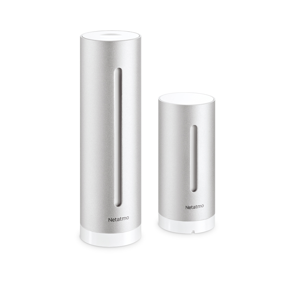 Netatmo NWS01-EC digital väderstation Gjuten aluminium Batteri / USB Wi-Fi