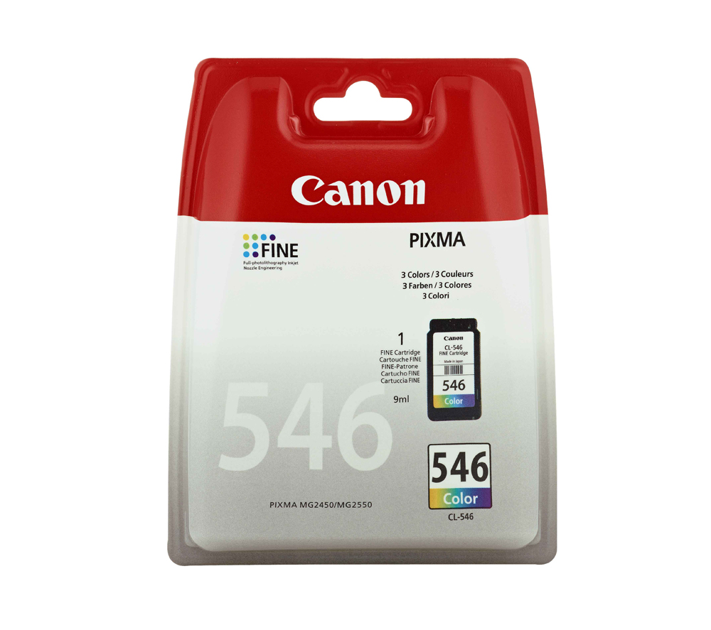 INK JET CANON ORIG MG2450/MG2550 CL-546 COLOR  8289B001