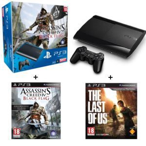 Sony Interactive Entertainment PlayStation 3 500GB + Assassin's Creed 4: Black Flag + The Last of Us – image 2