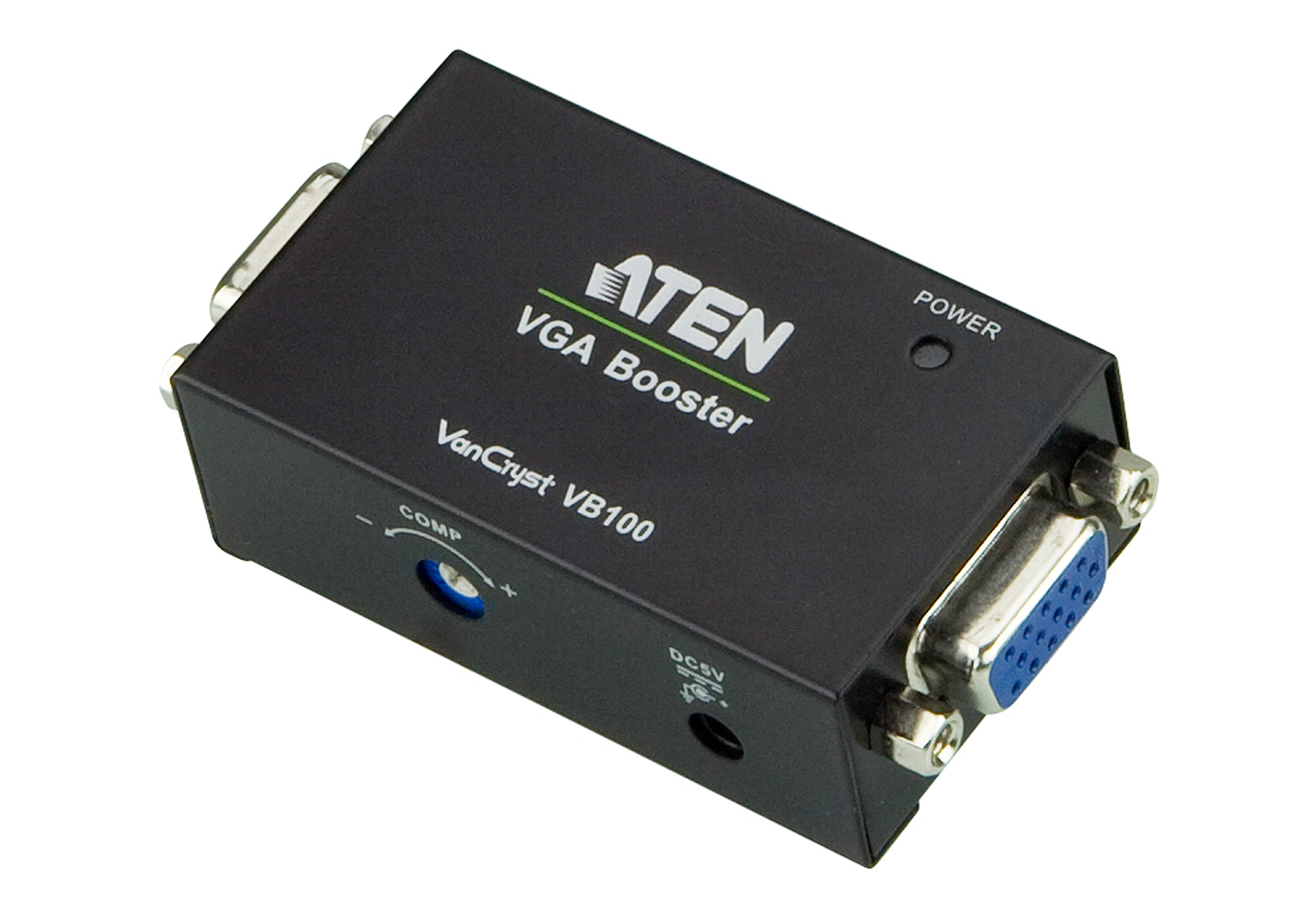 ATEN VB100 moltiplicatore AV Ripetitore AV Nero